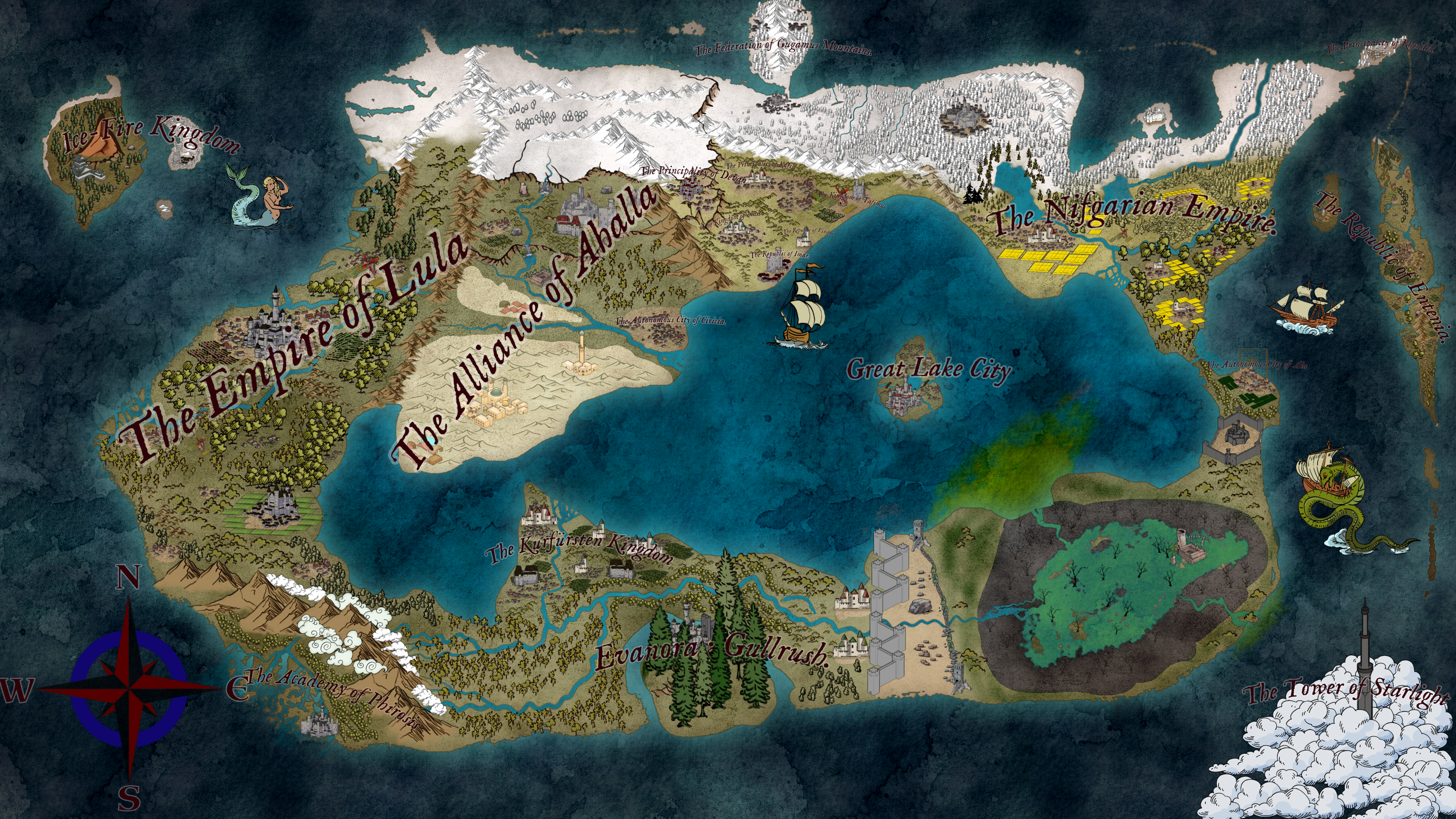 Immersive Game Map